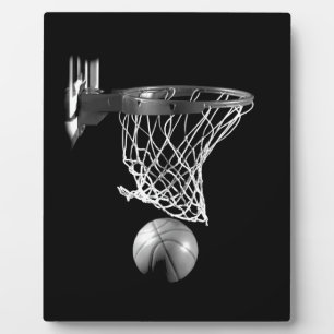 Zwart-wit Basketball Fotoplaat