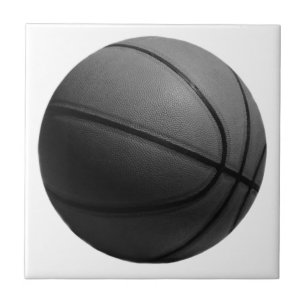 Zwart-wit Basketball Tegeltje