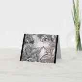 Zwart-wit Bedankkaart (Voorkant)