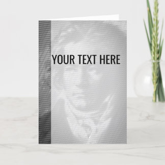 Zwart Wit Beethoven Portret Aankondiging