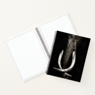 Zwart-wit bespaart de olifantenketting notitieboek