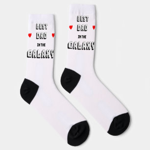 Zwart Wit Beste Pap In De Galaxy Sokken
