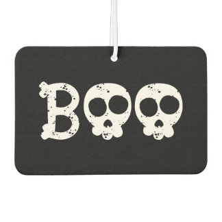 Zwart-wit Bony Skull Boo Luchtverfrisser