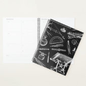 Zwart wit bouwwerkplaatje planner (Display)