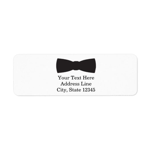 Zwart & Wit Bow Stropdas Tuxedo Boys Party Etiket (Voorkant)