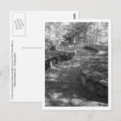 Zwart-wit Briefkaart (Voorkant / Achterkant)