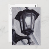 Zwart-wit Briefkaart (Voorkant / Achterkant)