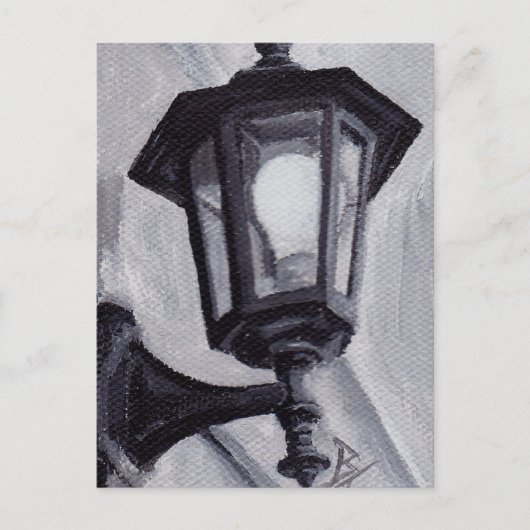 Zwart-wit Briefkaart (Voorkant)