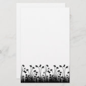 Zwart-wit Briefpapier (Voorkant / Achterkant)