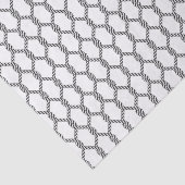 Zwart-wit buikpatroon tissuepapier (Detail)