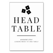 Zwart-wit Bunco Head Kaart (Voorkant)