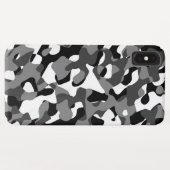 Zwart-wit Camouflage afdrukpatroon Case-Mate iPhone Case (Achterkant (horizontaal))