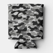 Zwart-Wit Camouflage Blikjeskoeler (Voorkant)