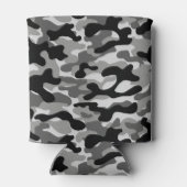 Zwart-Wit Camouflage Blikjeskoeler (Achterkant)