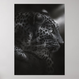 Zwart-wit canvas poster