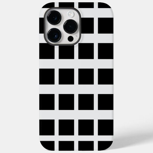 Zwart/Wit Case-Mate iPhone Case (Achterkant)