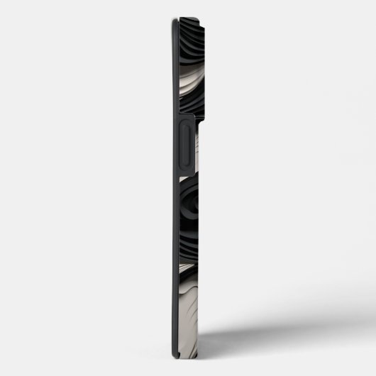  zwart-wit Case-Mate iPhone case (Achterkant / Rechts)