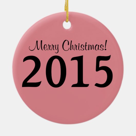 Zwart-wit Chevron M Monogram Ornament (Achterkant)