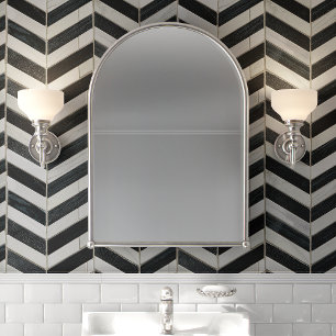 Zwart-wit Chevron Marmer Patroon Behang