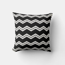 zwart wit chevron patroon