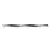 Zwart-wit Chevron Pattern Lint (Voorkant)