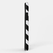 Zwart-wit Chevron Zigzap Pattern Case-Mate iPhone Case (Achterkant/rechts)