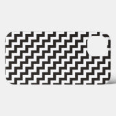 Zwart wit Chevrons iPhone 6 Xtreme Hoesje (Achterkant (horizontaal))