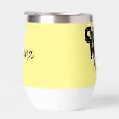 Zwart-wit  Chicken Mom gepersonaliseerd (Rechts)