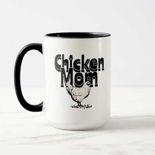 Zwart-wit  Chicken Mom Mok (Links)