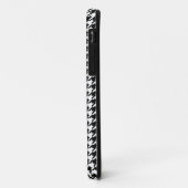 Zwart Wit Classic Houndstooth Check Case-Mate iPhone Case (Achterkant/links)