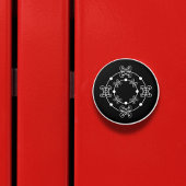 Zwart-wit | Concentrische cirkels Decoratieve knop