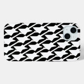 Zwart-wit Cool Bright Little Guitar Rocker Case-Mate iPhone Case (Achterkant (horizontaal))