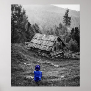 Zwart-wit Creatieve Fotografie Poster