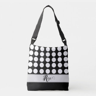 zwart-wit crossbody tas
