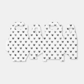 Zwart-wit Cute Cat Patroon Bedankdoosjes (Uitgevouwen)