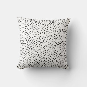 Zwart-wit Dalmatisch gevlekt kussen
