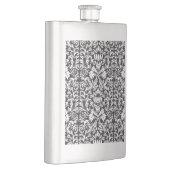 Zwart wit damast kant brokaat flacon (Rechts)