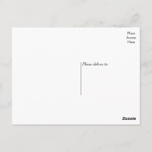 Zwart-wit dank je hart bruiloft briefkaart (Achterkant)