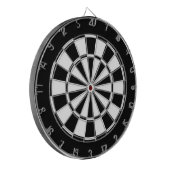 zwart-wit dartbord (Voorkant Links)