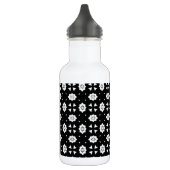 Zwart-wit decor waterfles (Links)