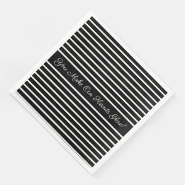 Zwart-wit decoratief servet