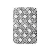 zwart-wit design baden mat (Voorkant Verticaal)