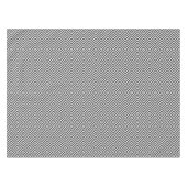 Zwart-wit diamantpatroon tafelkleed (Voorkant (Horizontaal))