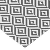 Zwart-wit diamantpatroon tafelkleed (Gekanteld)