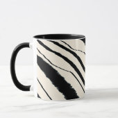 Zwart Wit Dierenprint Combo Mok (Links)