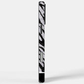 Zwart-wit dierlijke print stof Case-Mate iPhone case (Achterkant / Rechts)