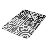 Zwart-wit doodles 3 van 4 badmat (Gekanteld)