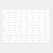 Zwart-wit driehoek Stippen Inpakpapier Vel (Voorkant 2)