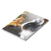 Zwart-wit dwergkonijn notitieblok (Gedraaid)