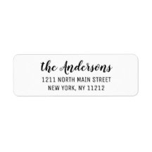 Zwart Wit Eenvoudig Elegant Cursief Script